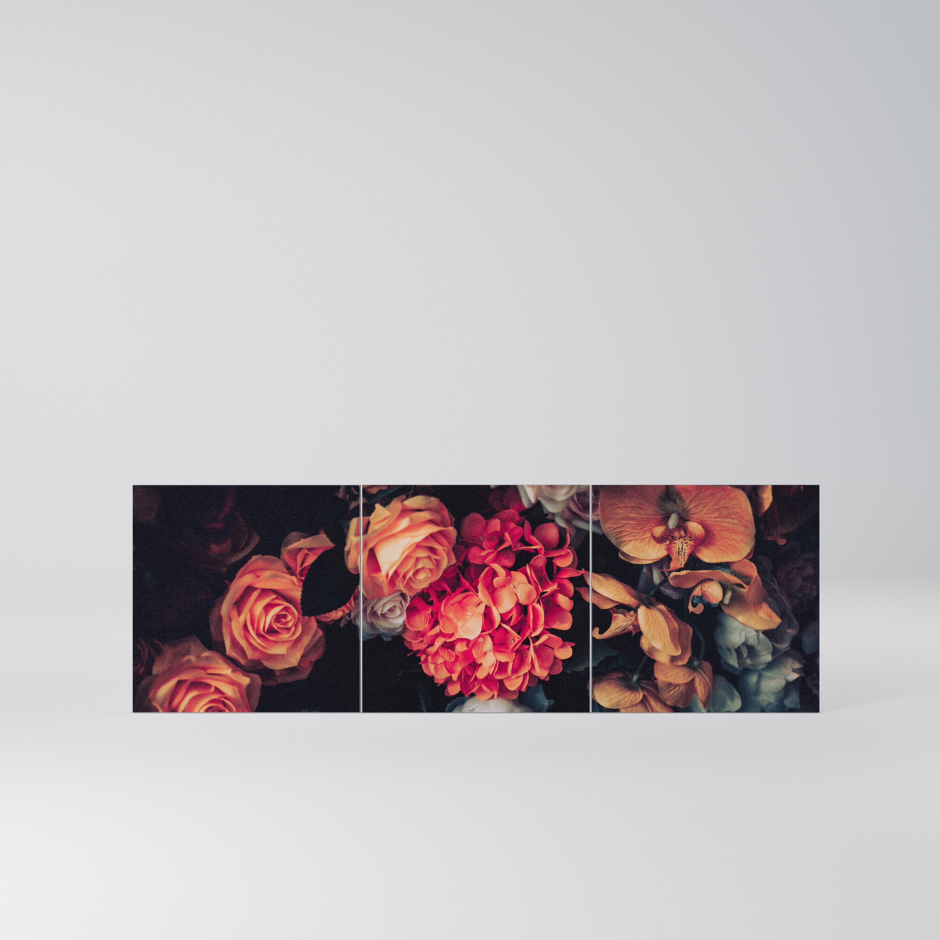 NEVERENDING BLOOM Komplet 3 frontów do komody 3-drzwiowej