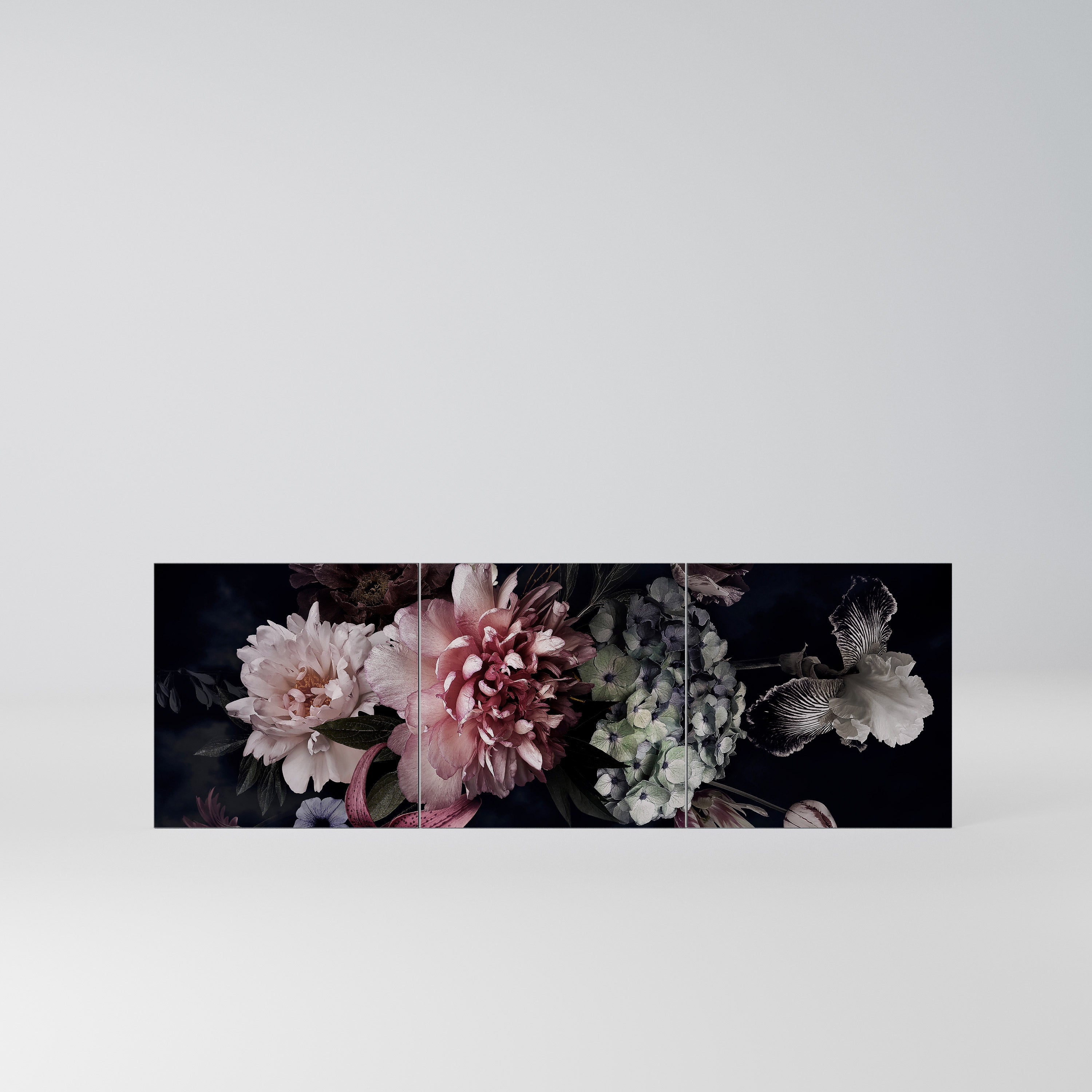 PURE BLOSSOM Komplet 3 frontów do komody 3-drzwiowej