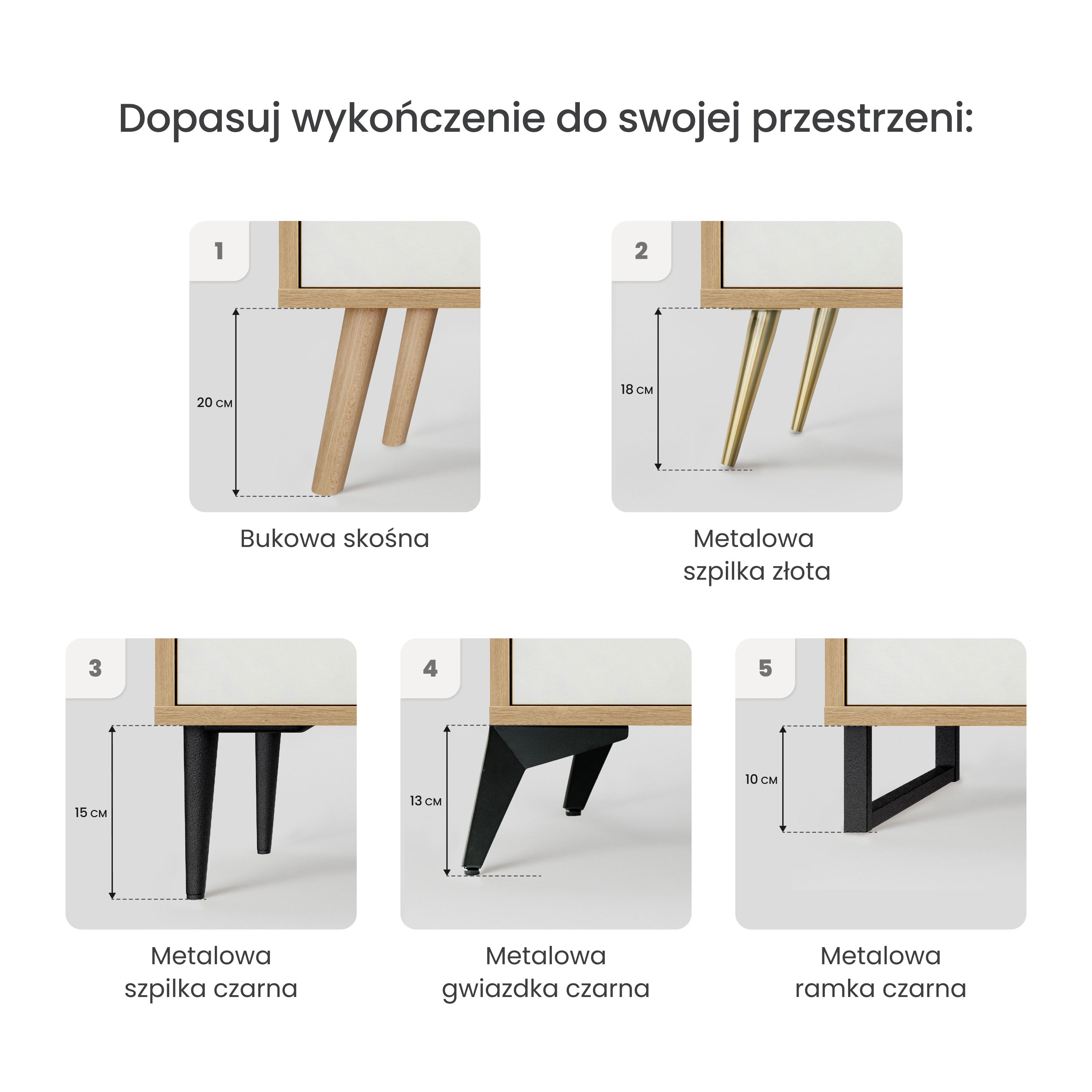 SIMPLE SOLUTIONS Szafka RTV 3-drzwiowa